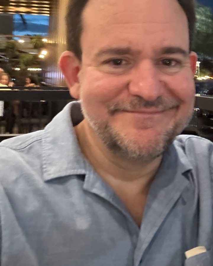 David Filippi with a beard, photographed informally.